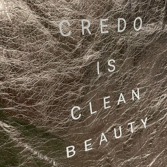 Credo Beauty Metallic Bronze Tote Bag - Picture 4 of 6